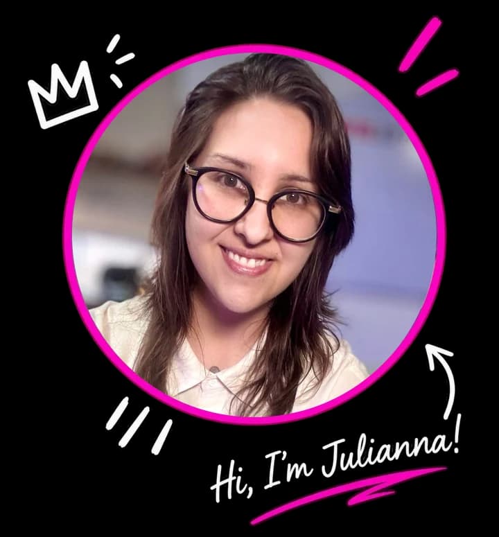Julianna Pfister, founder of Little Dev. Hi, I'm Julianna!
