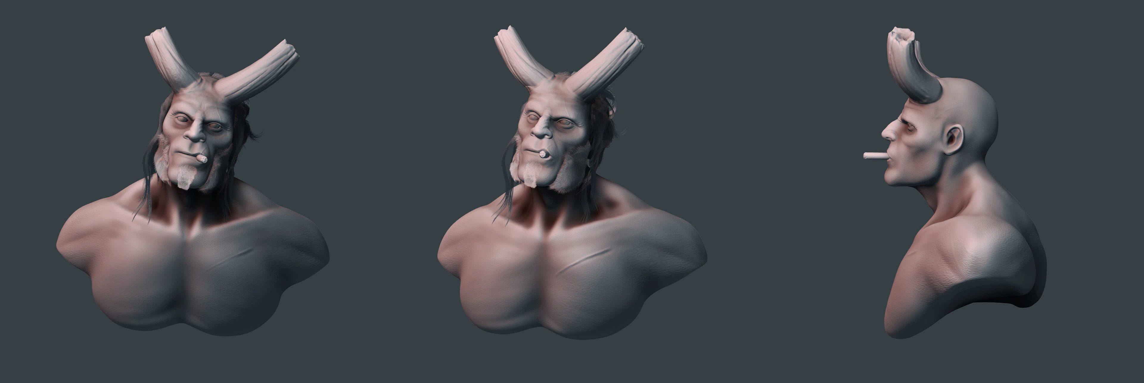 Human HellBoy, image 2