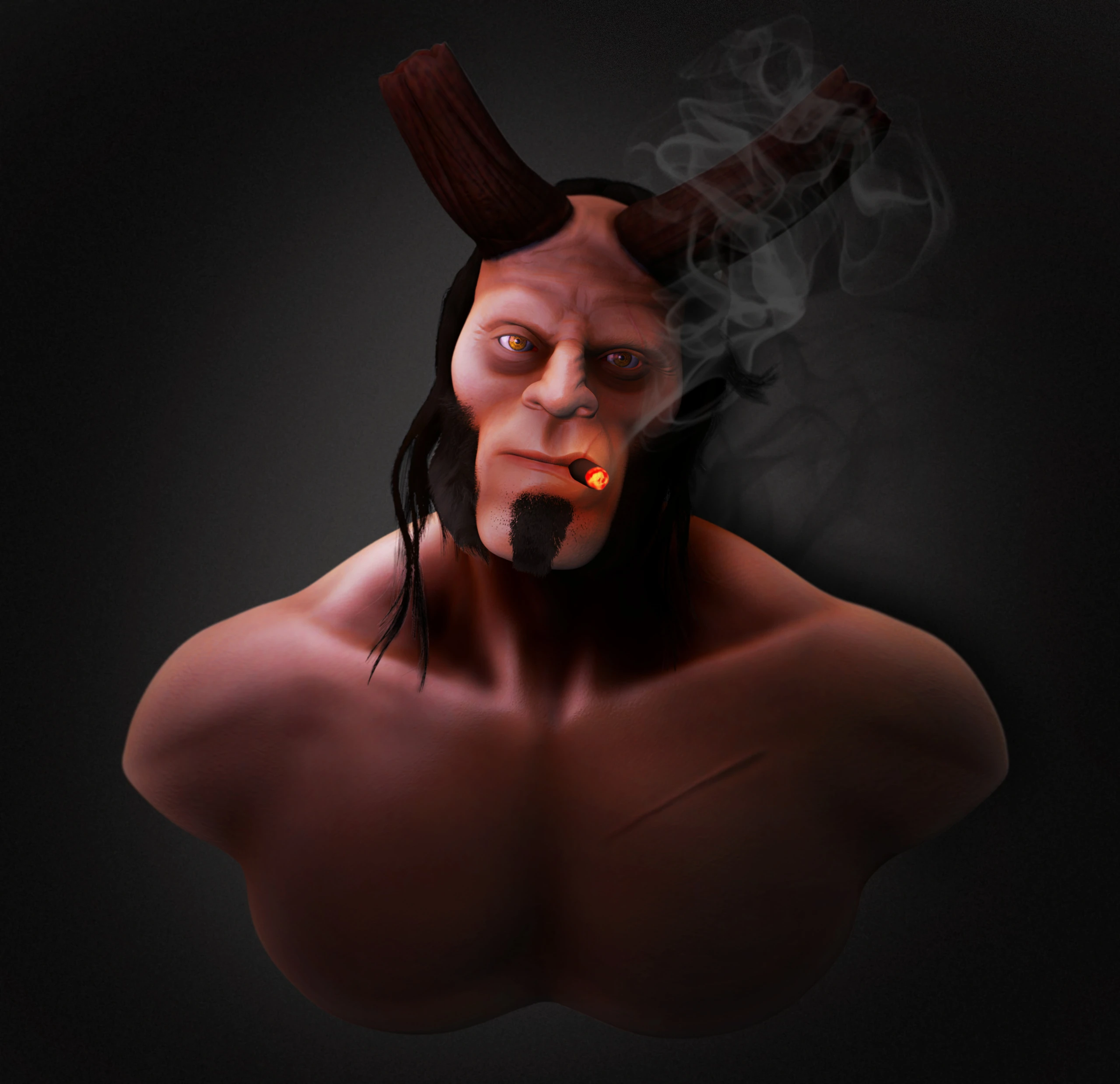 Human HellBoy, image 3
