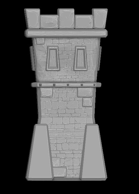 Stylized_Castle_WIP, image 3