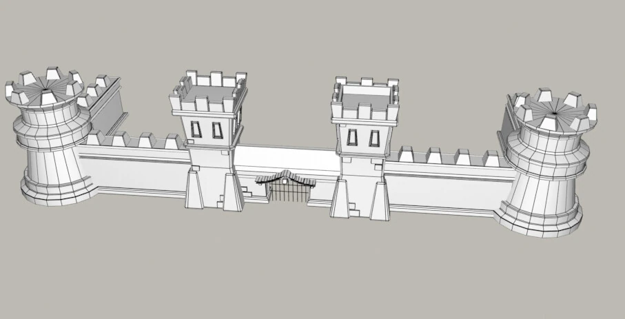 Stylized_Castle_WIP, image 6