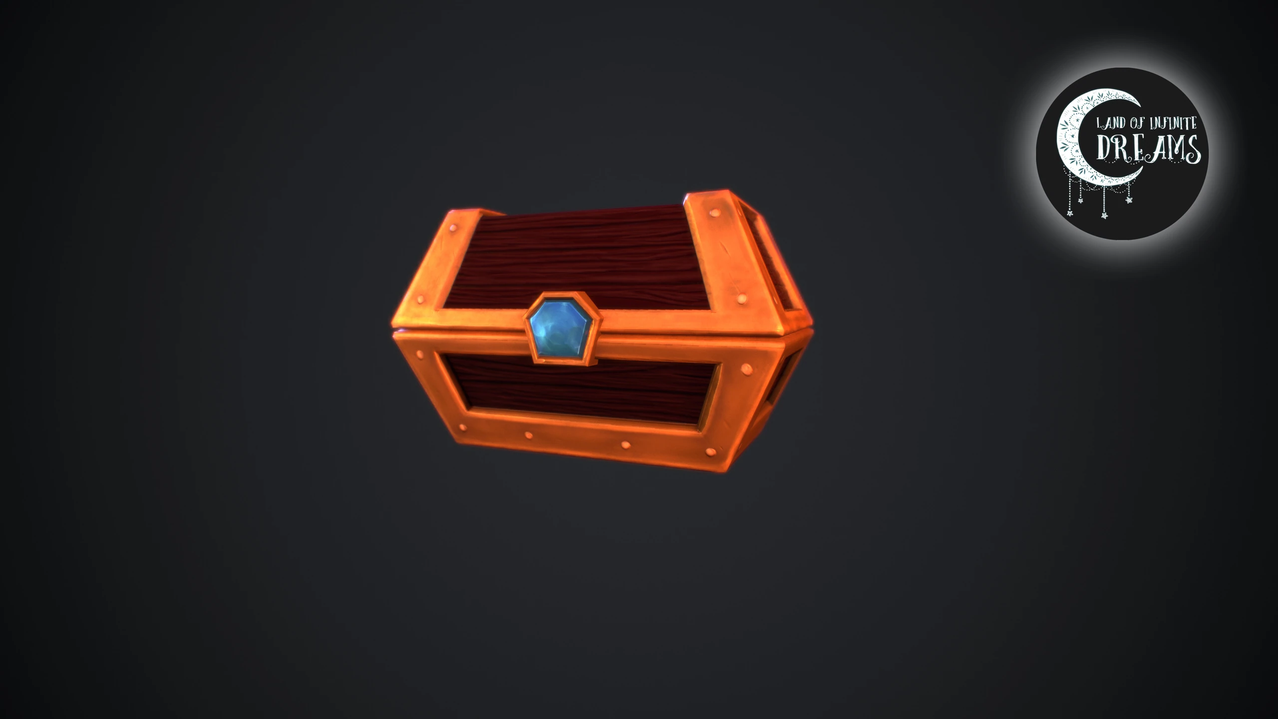 Stylized Hand Painted Chest, image 10