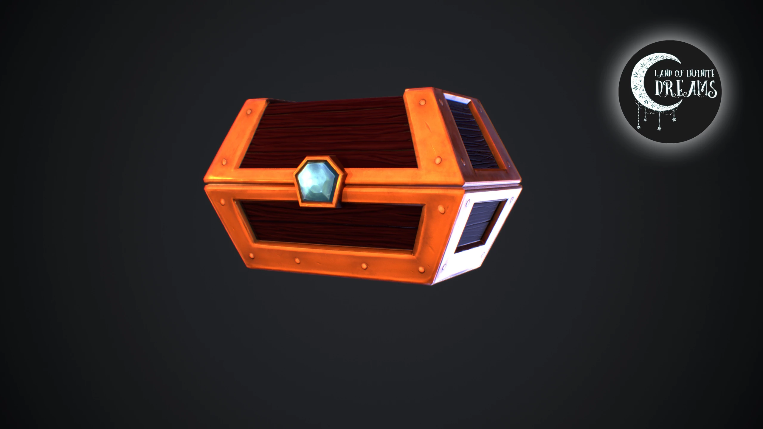 Stylized Hand Painted Chest, image 11