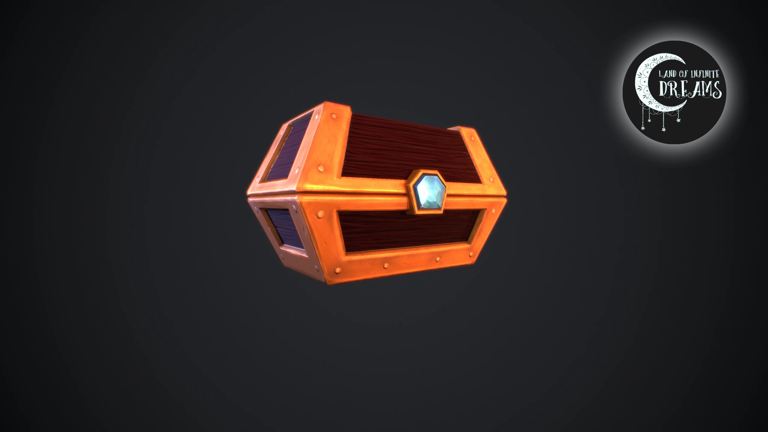 Stylized Hand Painted Chest, image 12