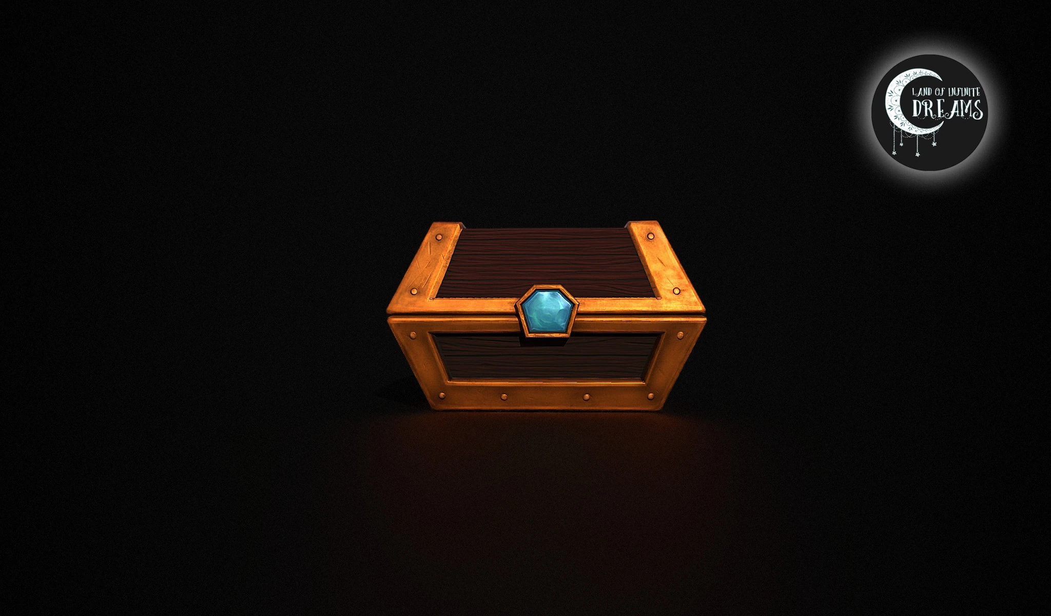 Stylized Hand Painted Chest, image 13