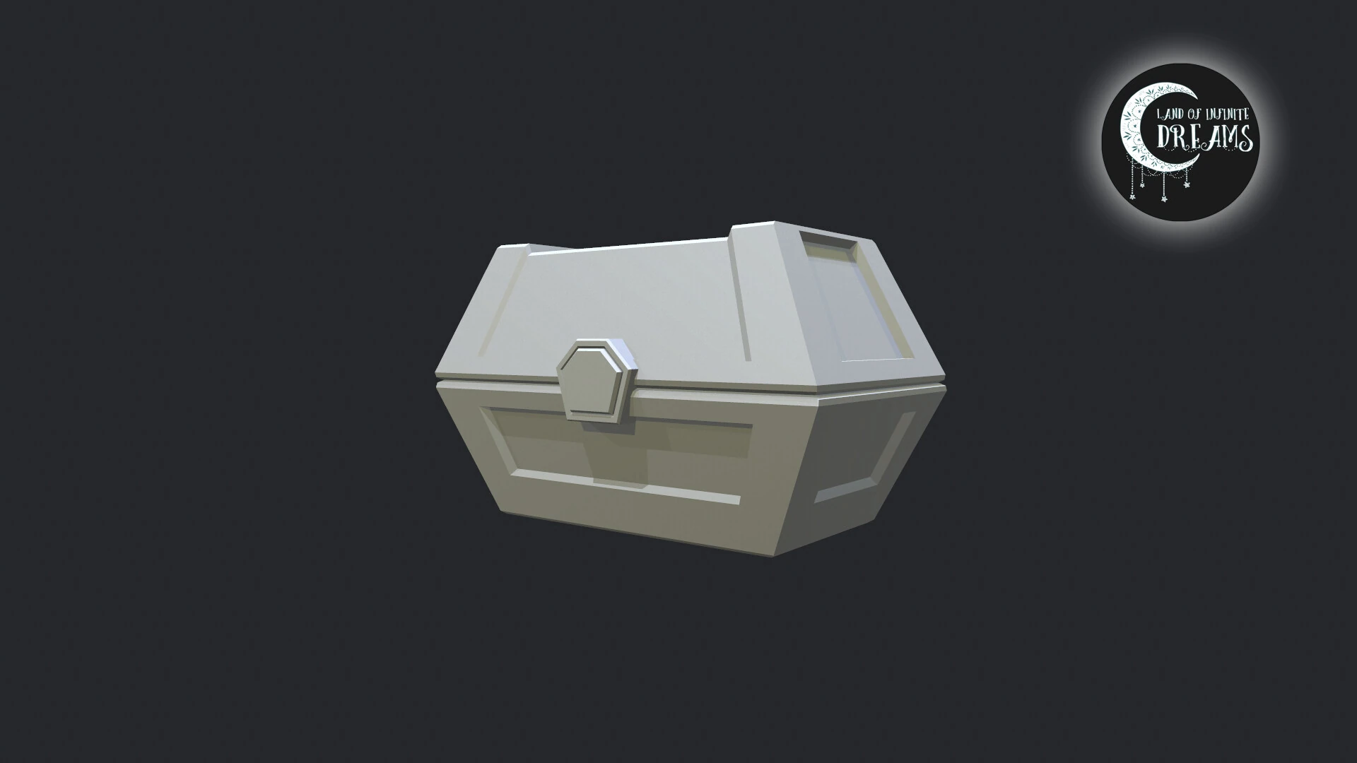 Stylized Hand Painted Chest, image 3