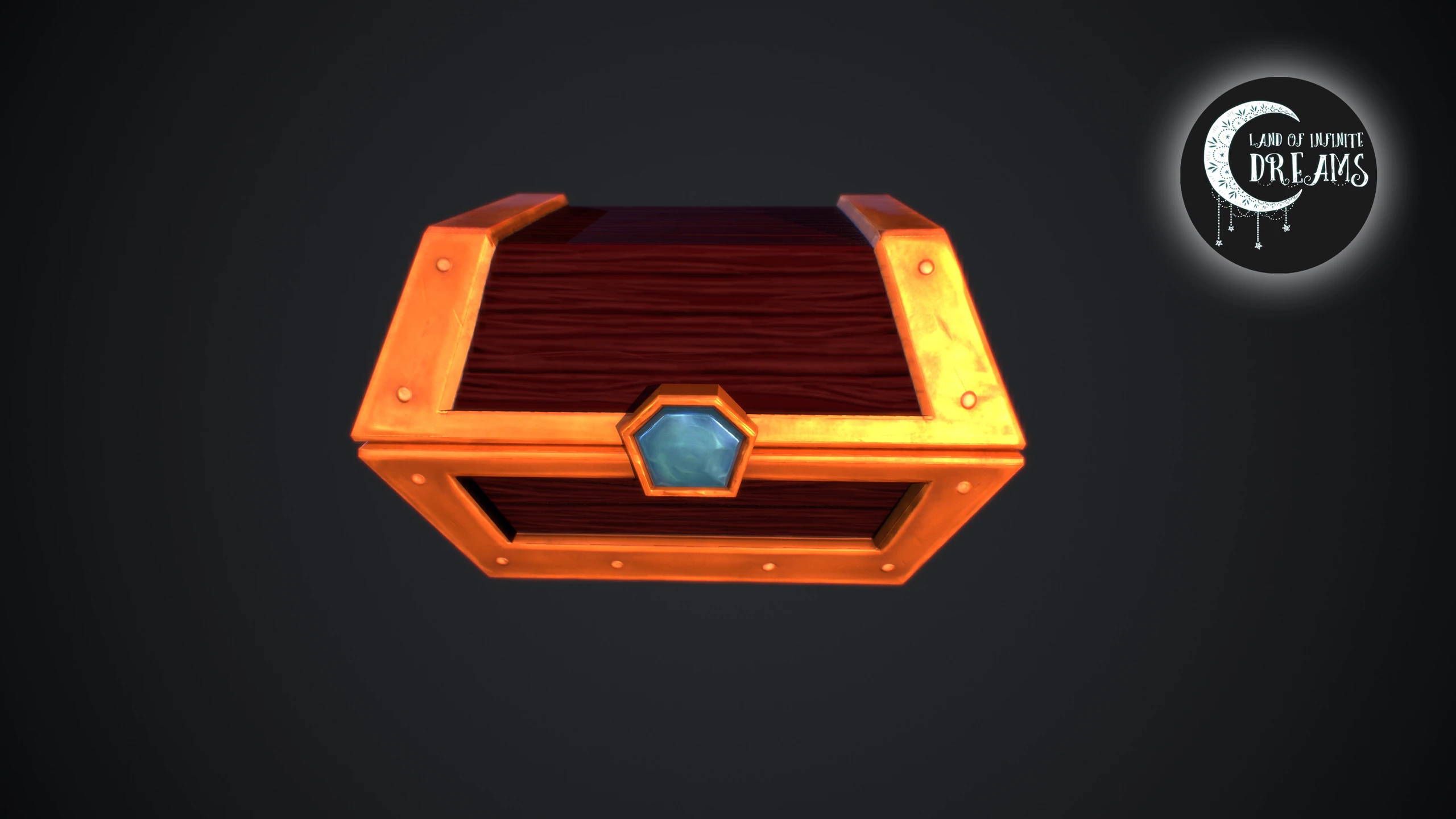 Stylized Hand Painted Chest, image 8